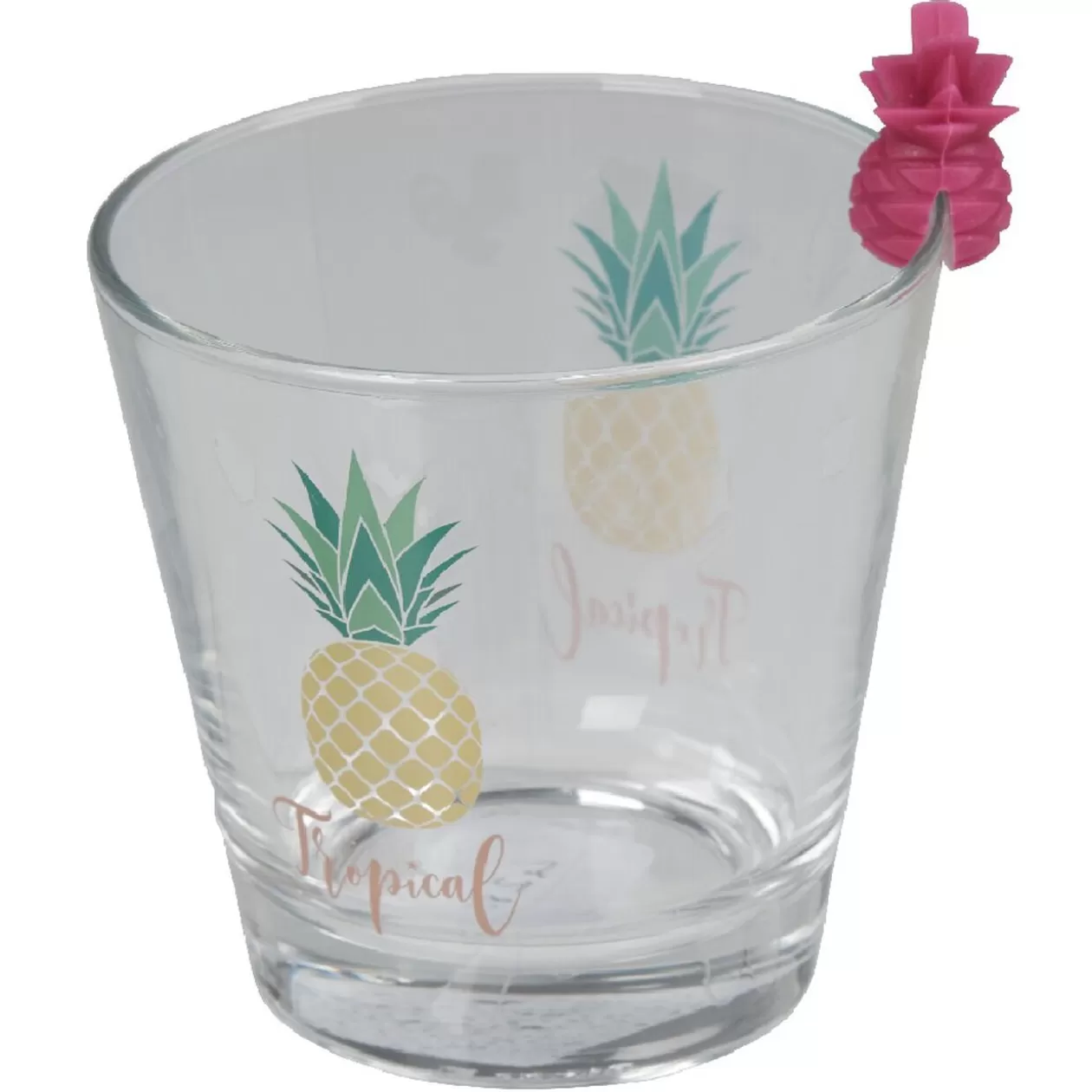 Gifi Marqueur pour verre en silicone ananas X 12< Vaisselle Et Accessoires De Table