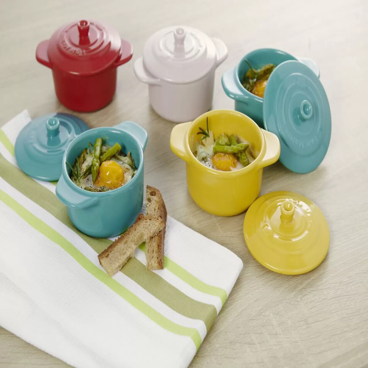 Gifi Mini cocotte ronde gris< Cuisson