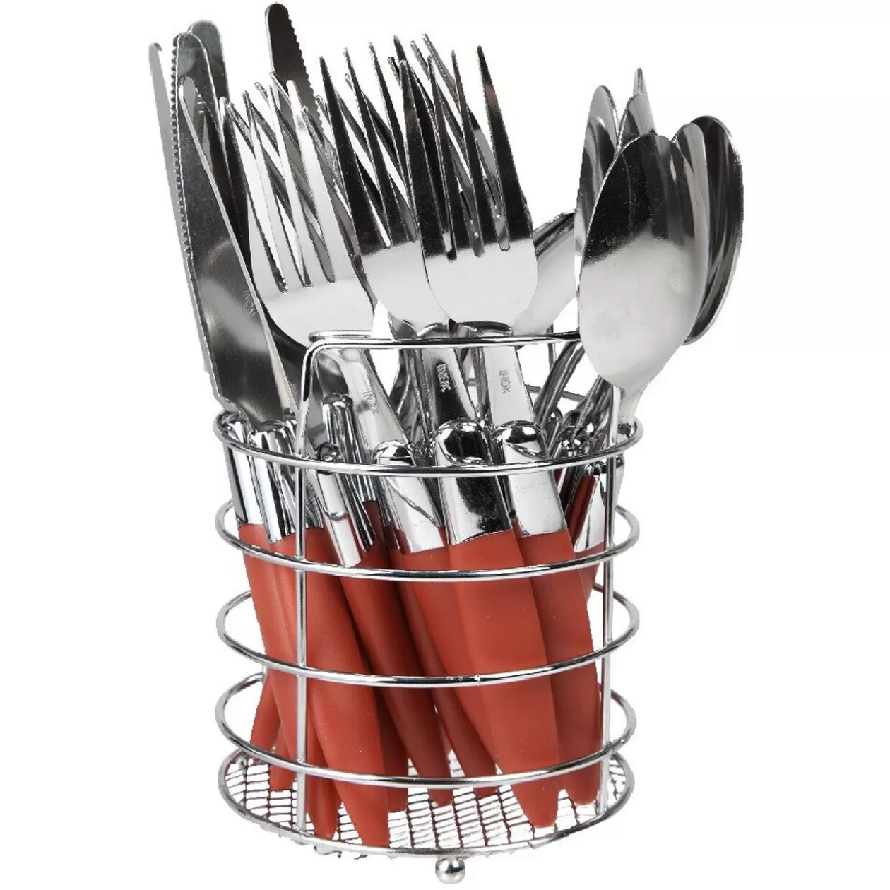 Gifi Ménagère 24 pièces rouge< Vaisselle Et Accessoires De Table