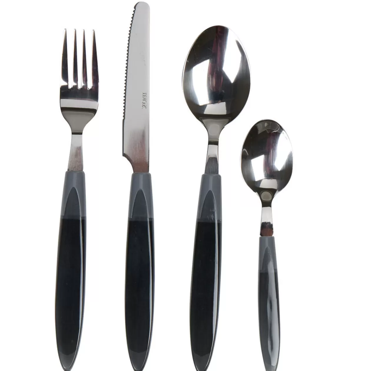 Gifi Ménagère 24 pièces transparent gris< Vaisselle Et Accessoires De Table