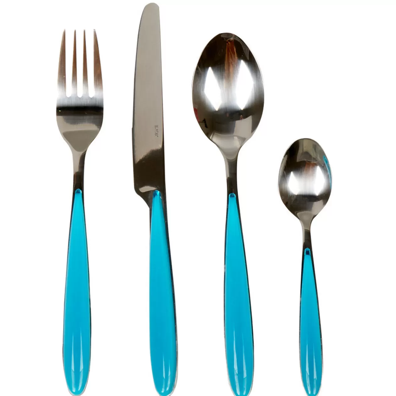 Gifi Ménagère 24 pièces turquoise< Vaisselle Et Accessoires De Table