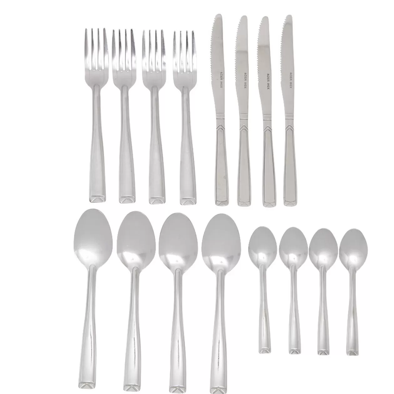 Ménagère inox 16 pièces Cleo>Gifi Cheap