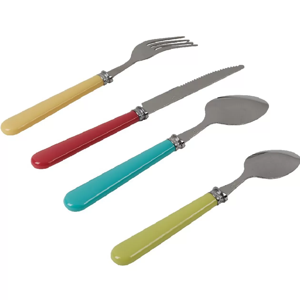 Ménagère inox 16 pièces multicolore>Gifi Clearance