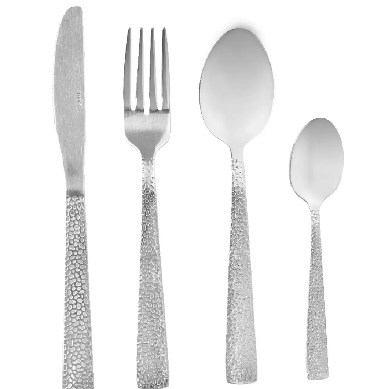 Ménagère inox manche motif écaille 16 pièces>Gifi Online