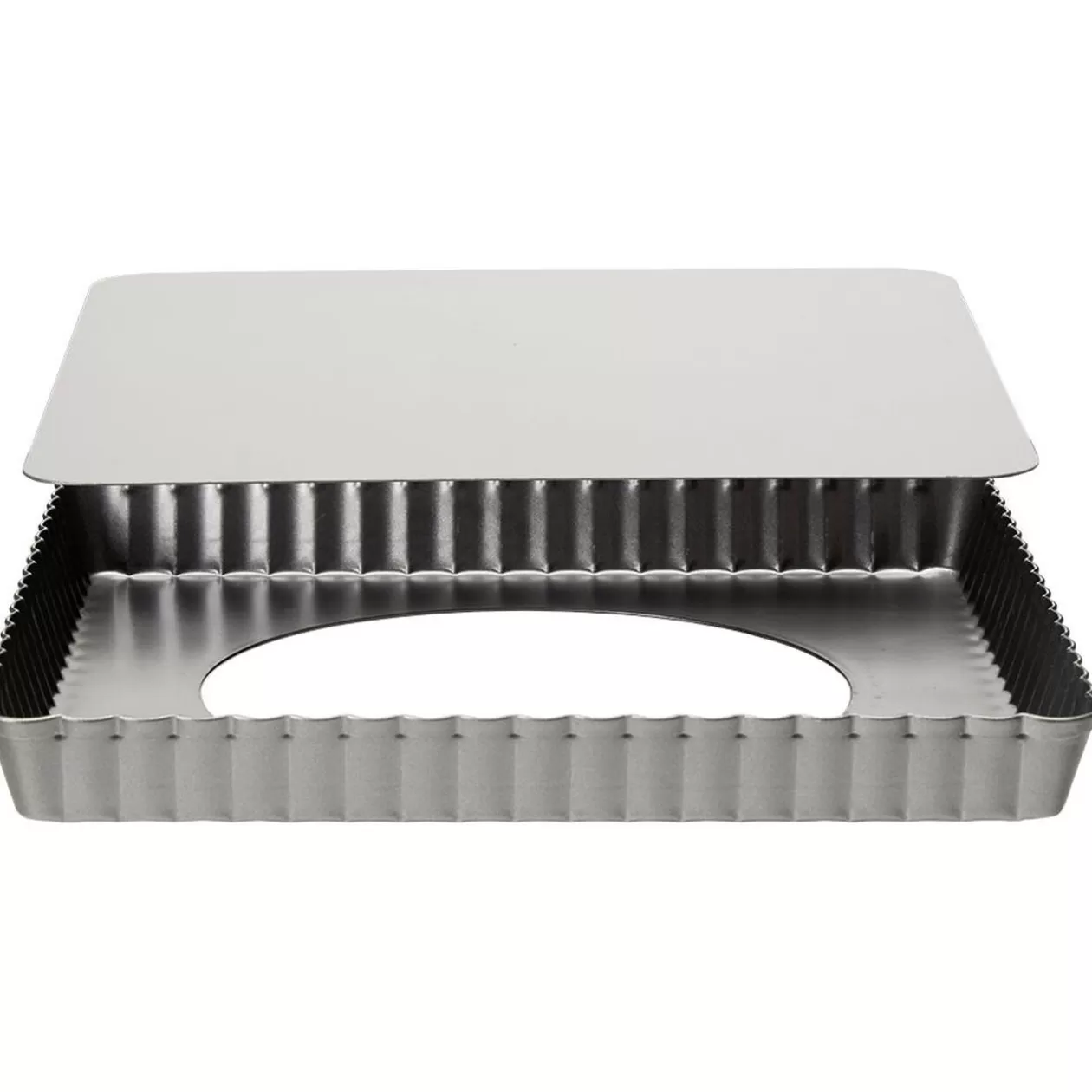 Gifi Moule à pâtisserie carré avec fond amovible 23x23 cm< Cuisson