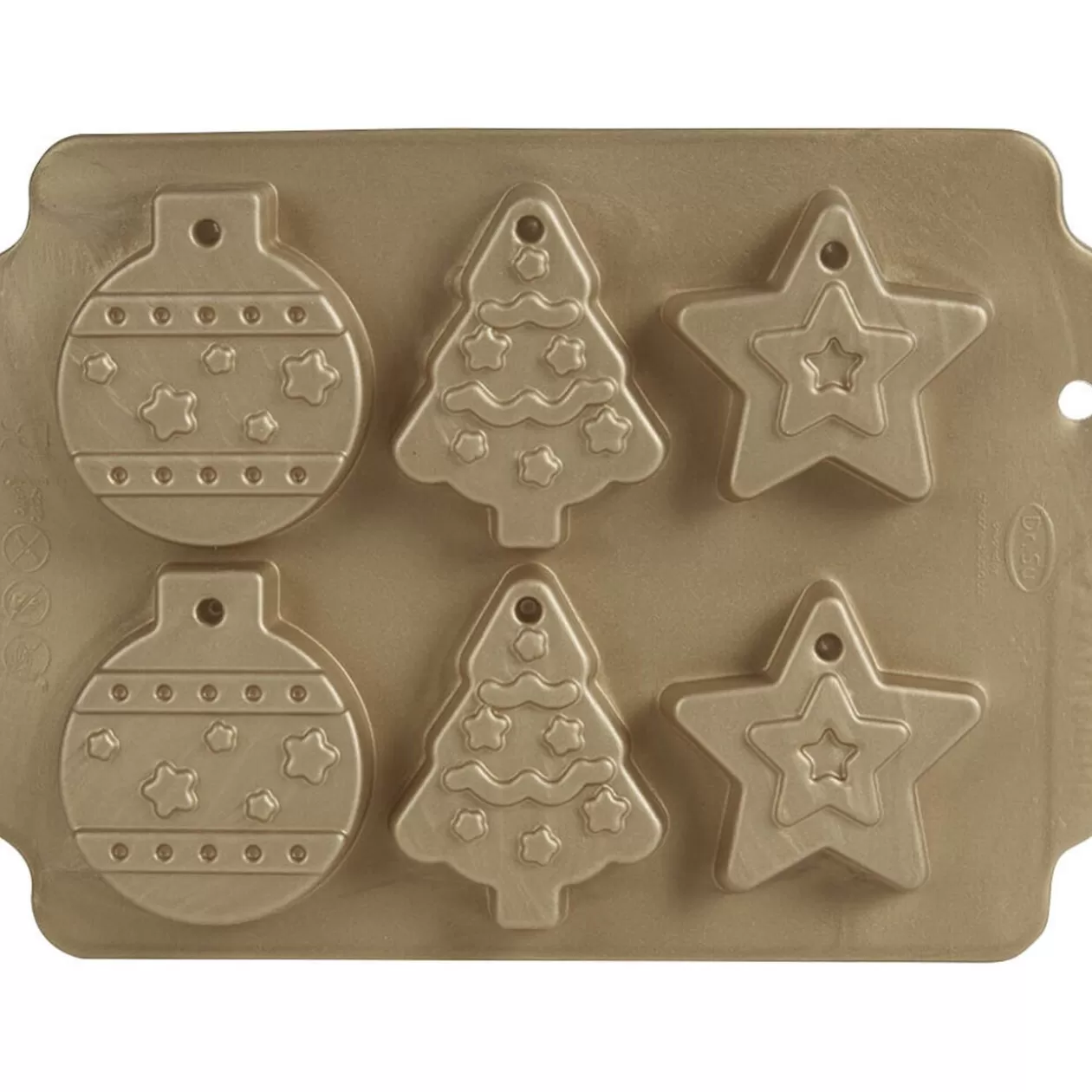 Gifi Moule silicone motif sapin boule Noël< Cuisson