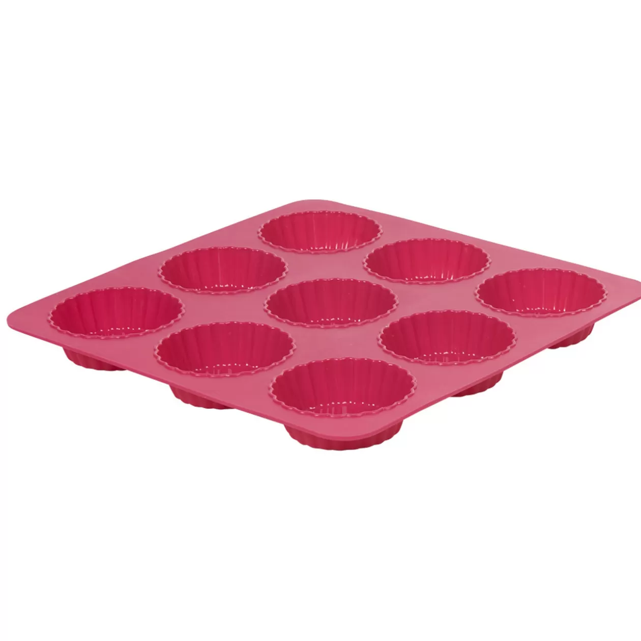 Gifi Moule silicone rose 9 tartelettes< Cuisson