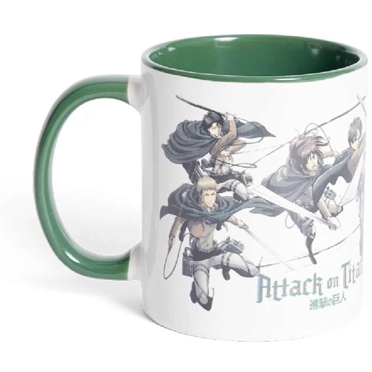 Mug Attaque des Titans vert et blanc 315ml>Gifi Outlet
