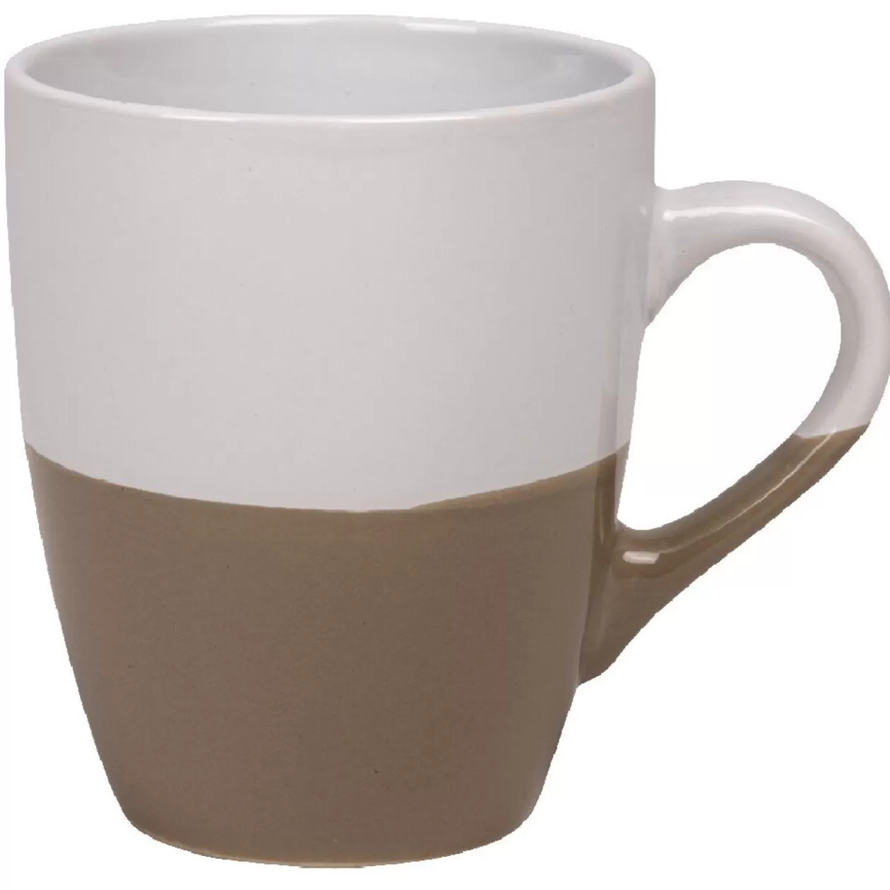 Mug bicolore blanc et taupe>Gifi Best Sale