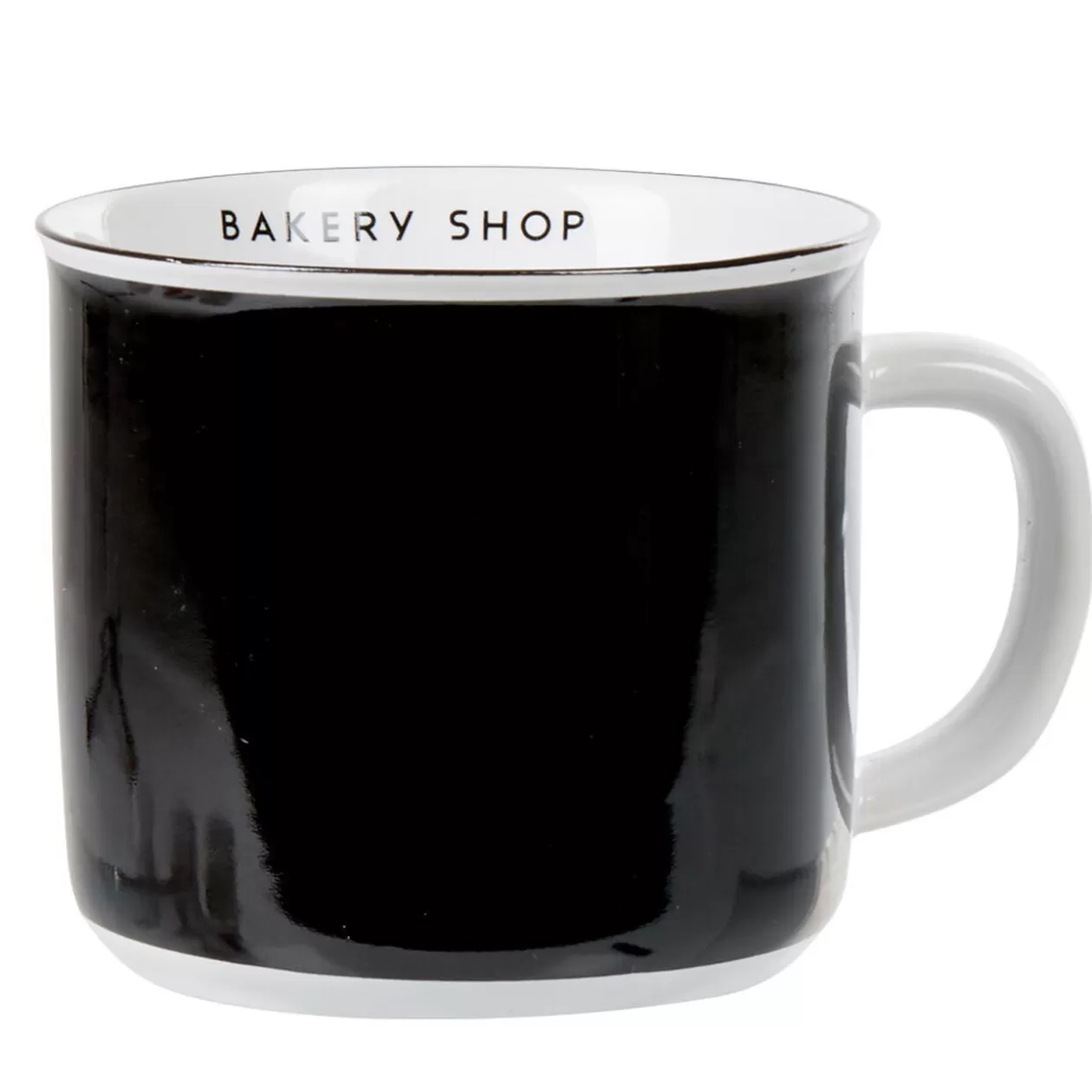 Mug bicolore noir blanc collection Bakery>Gifi Cheap