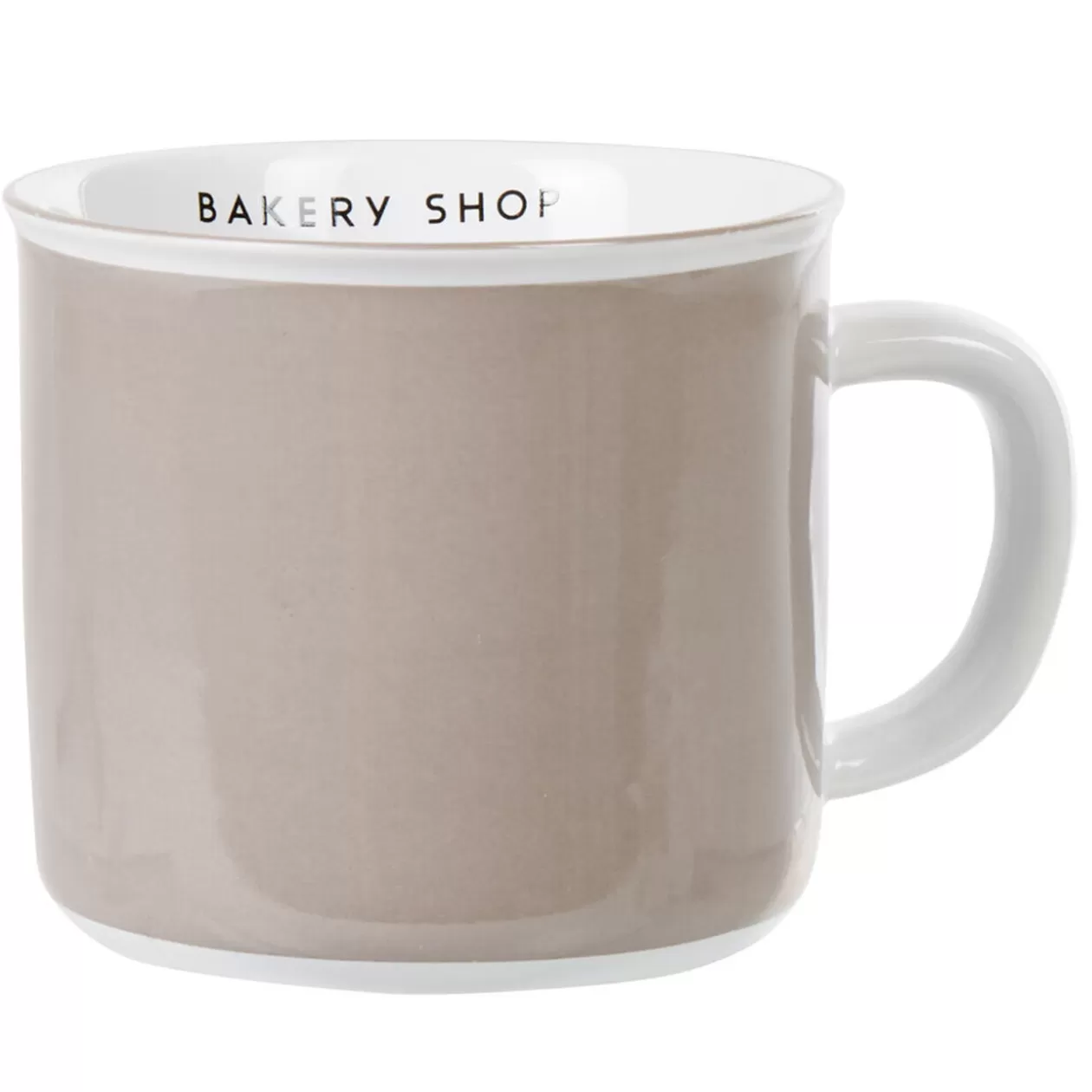 Mug bicolore taupe blanc collection Bakery>Gifi Clearance