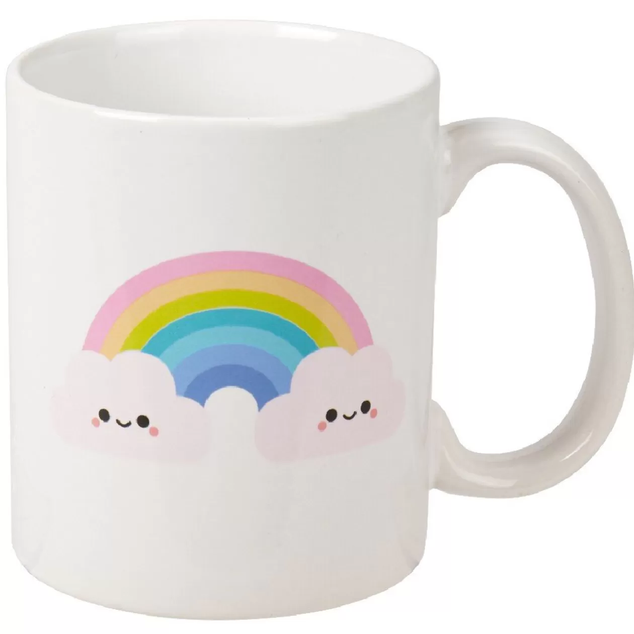 Mug blanc motif arc-en-ciel>Gifi Cheap