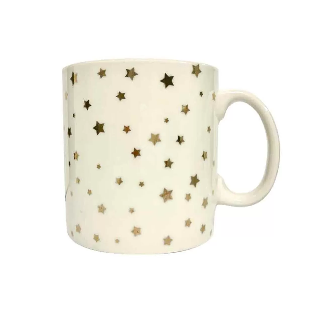 Mug blanc motifs étoiles dorées>Gifi Cheap
