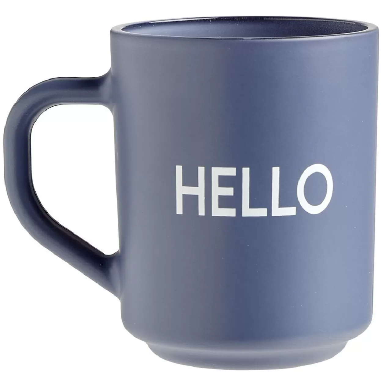 Mug bleu inscription HELLO 250ml>Gifi Sale