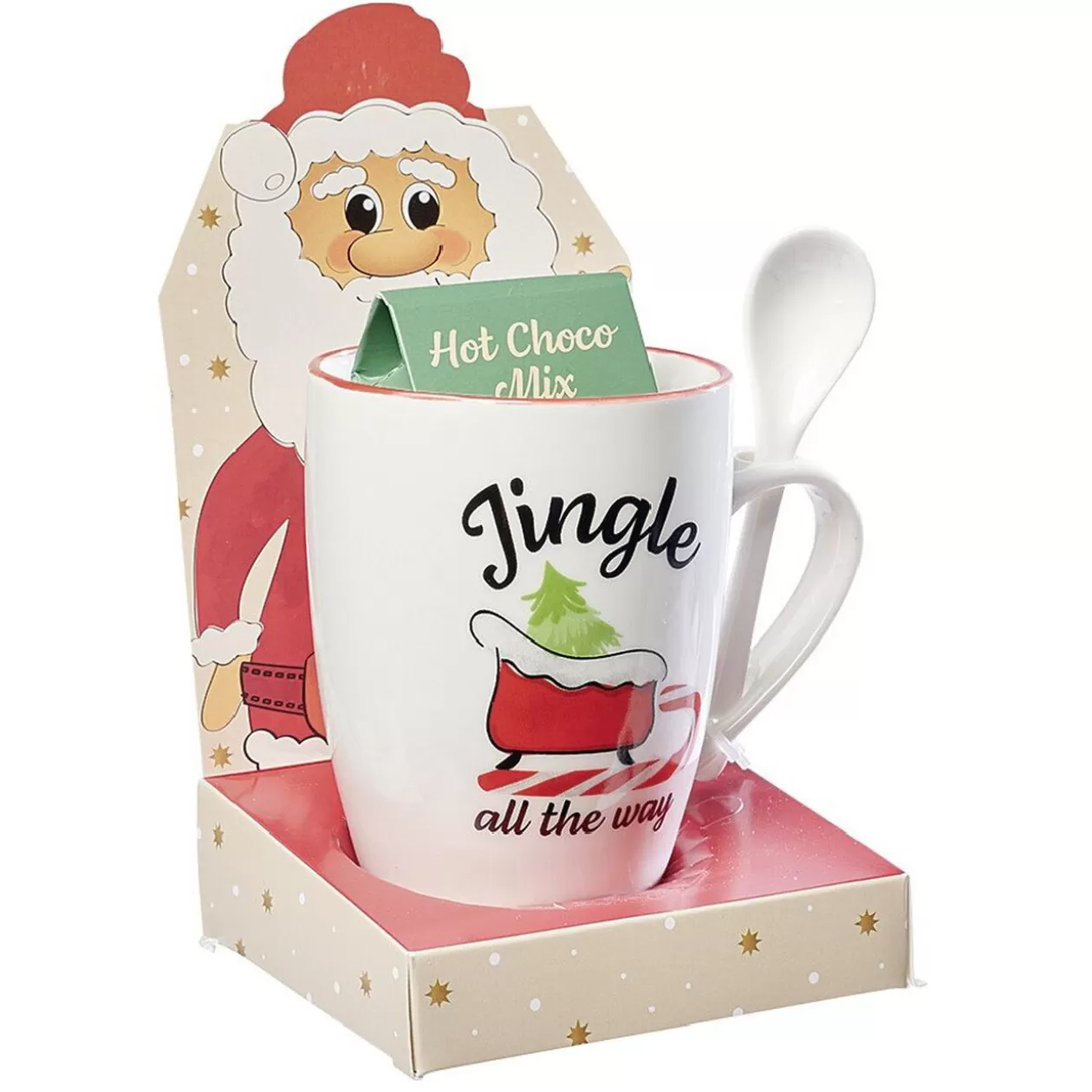 Mug de Noël en céramique avec préparation chocolat>Gifi New