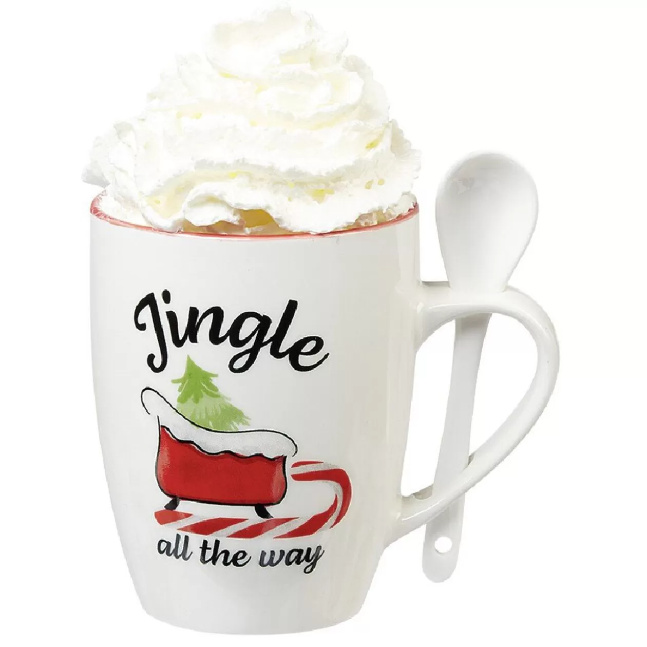 Mug de Noël en céramique avec préparation chocolat>Gifi New