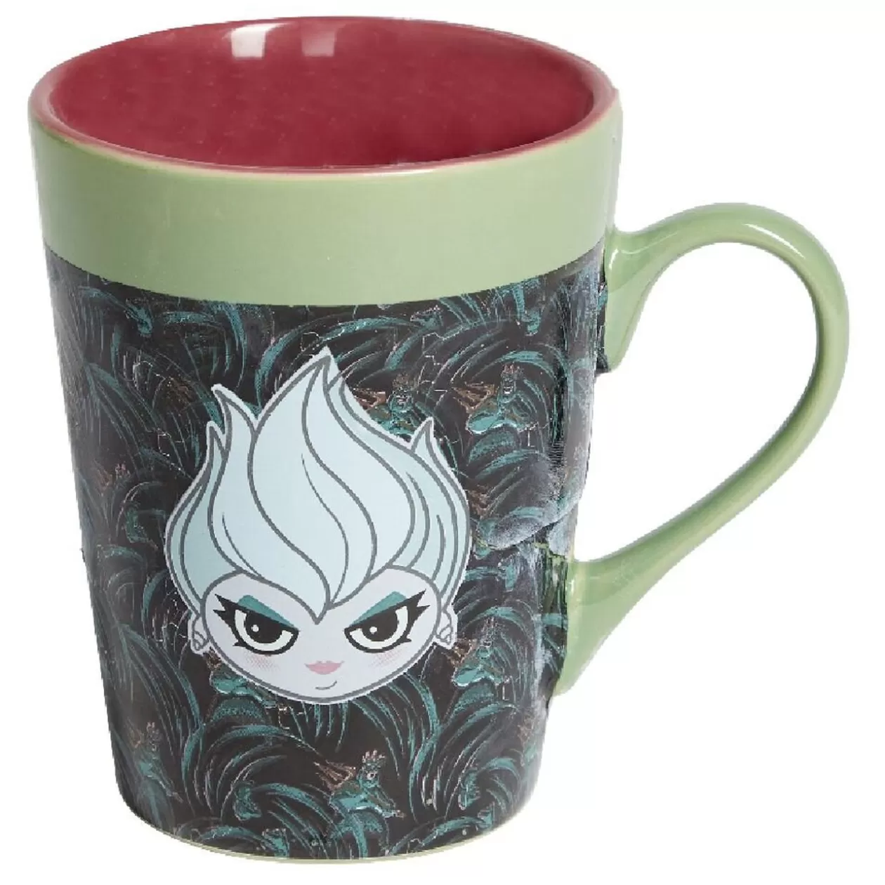 Mug Disney Villains Ursula vert et rouge H10,5cm>Gifi Online