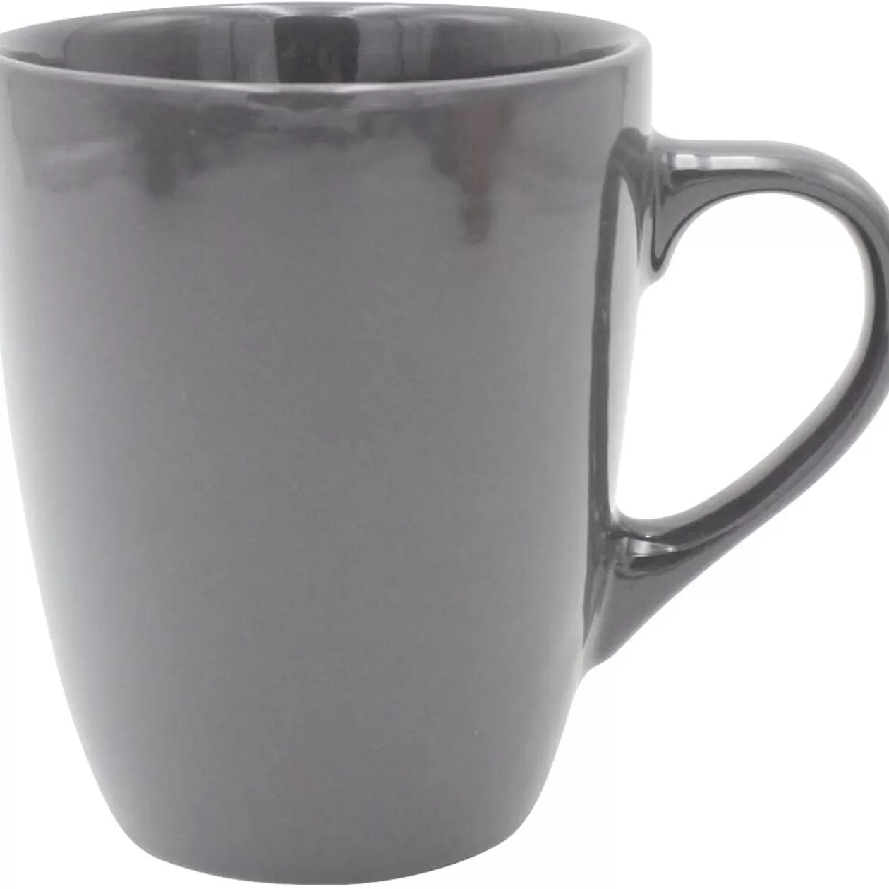 Mug en faïence 31 cl uni gris brillant>Gifi New