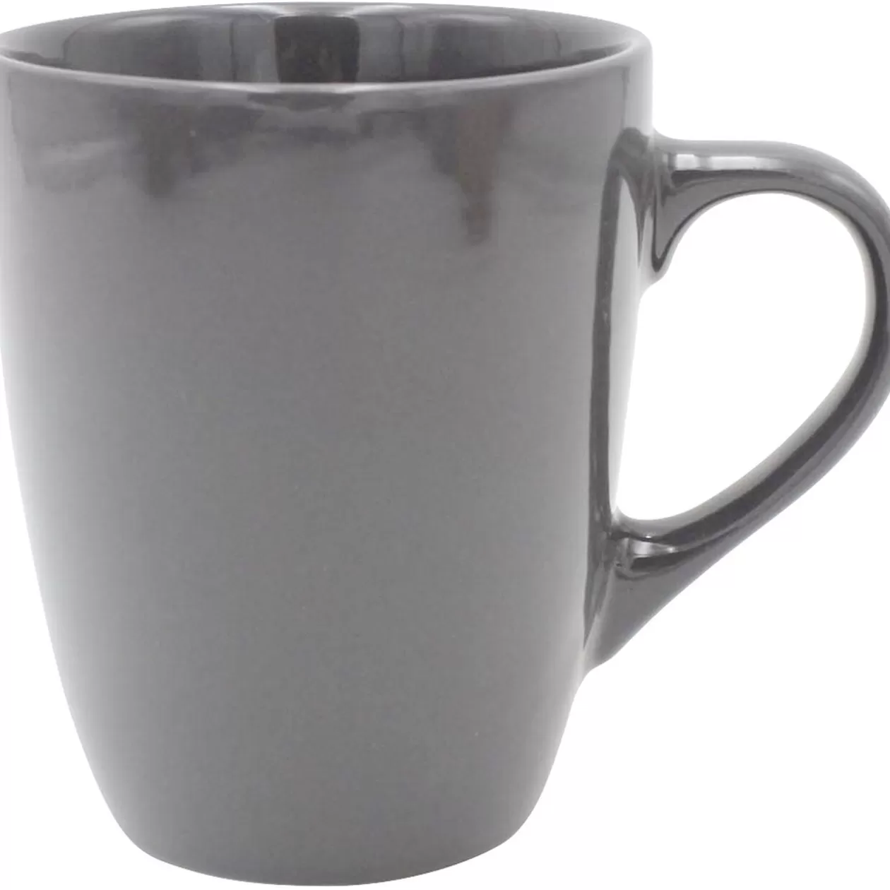 Mug en faïence uni gris brillant 31 cl>Gifi Sale