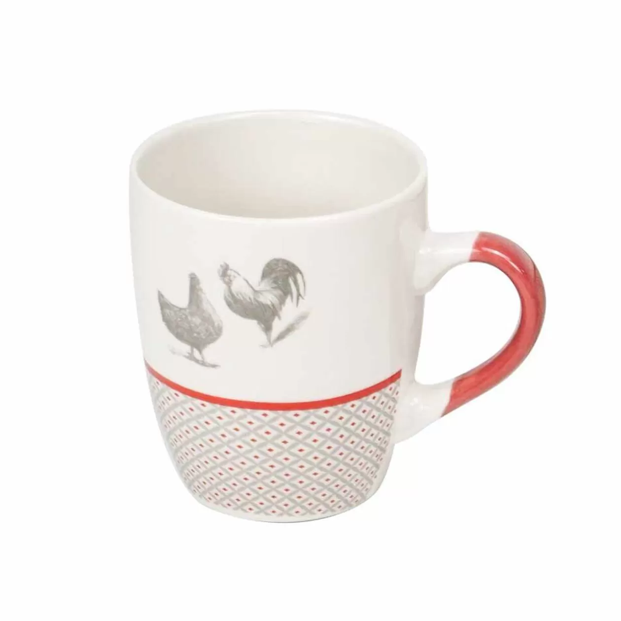 Mug en porcelaine esprit campagne motif poule 33 cl>Gifi Sale