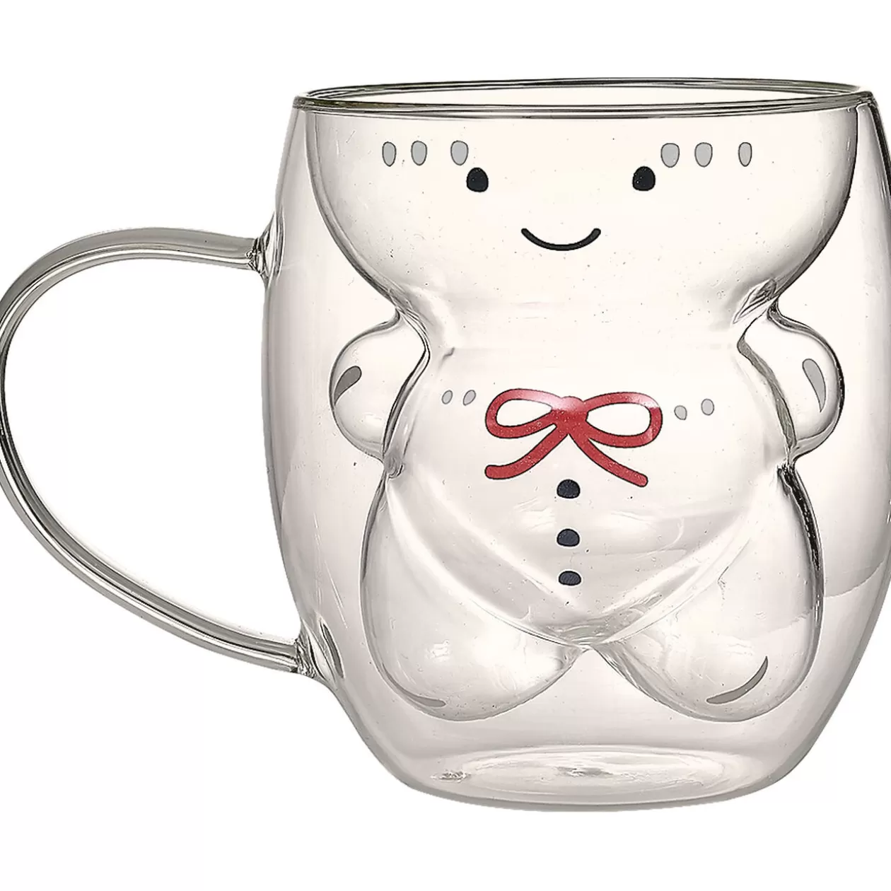 Mug en verre à double paroi décor personnage 300 ml>Gifi Best Sale