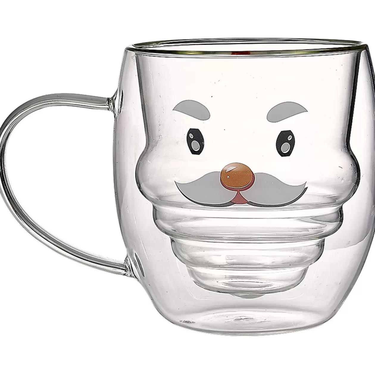 Mug en verre à double paroi décor personnage 300 ml>Gifi Best Sale