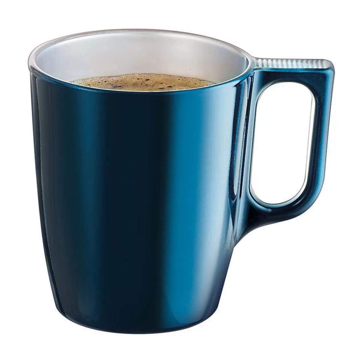 Mug en verre trempé Luminarc flashy bleu pétrôle 50 cl>Gifi Cheap