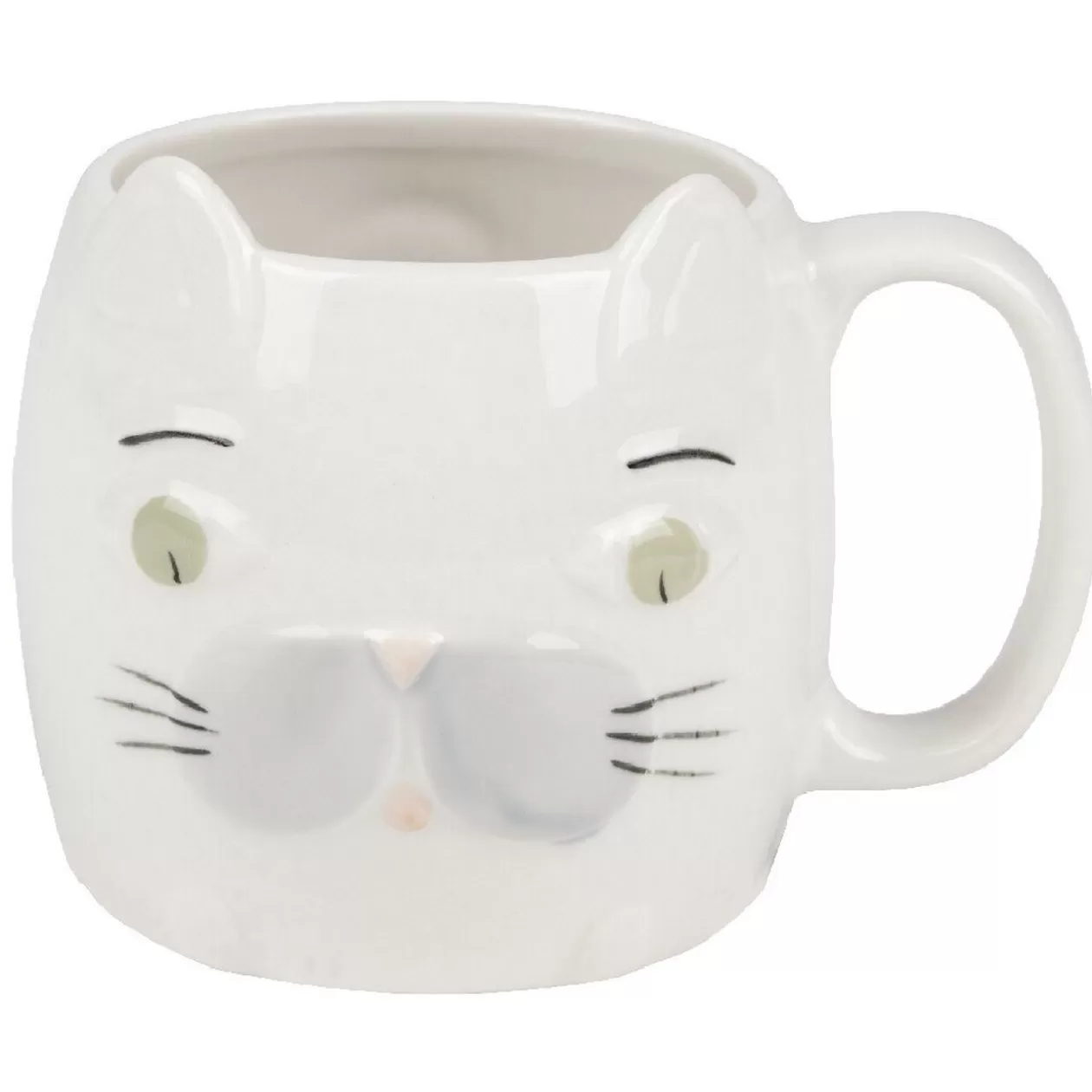 Gifi Mug gris design animal blanc< Vaisselle Et Accessoires De Table