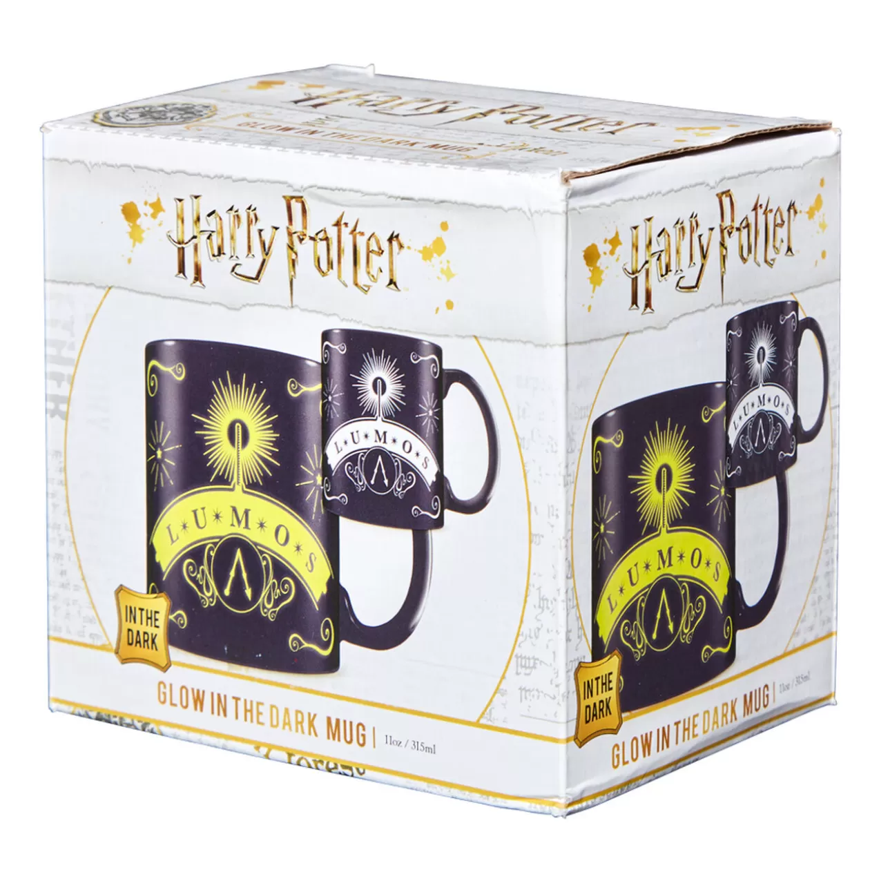 Mug Harry Potter symbole sortilège Lumos phosphorescent>Gifi Clearance
