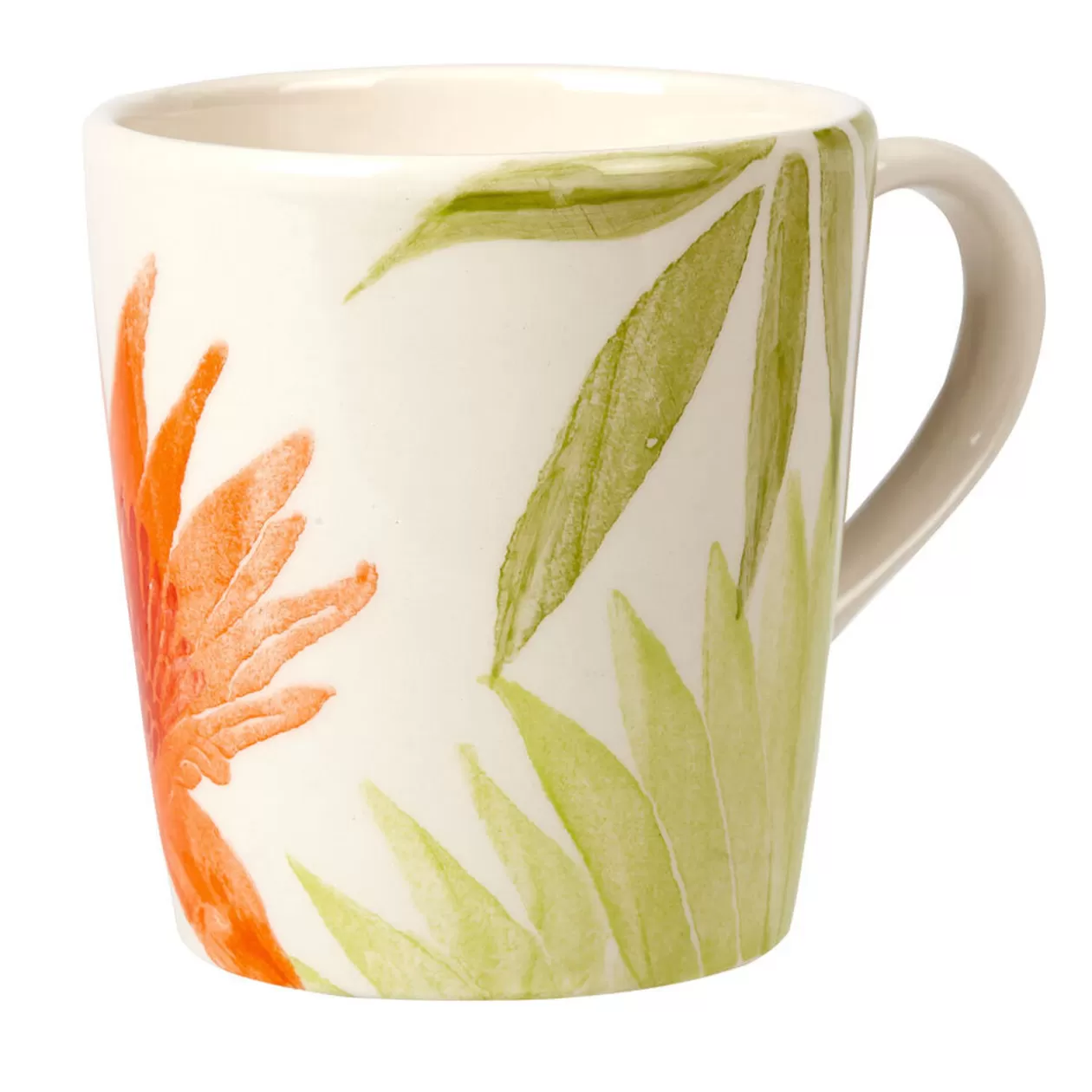 Gifi Mug motif feuilles tropicales 40 cl< Vaisselle Et Accessoires De Table