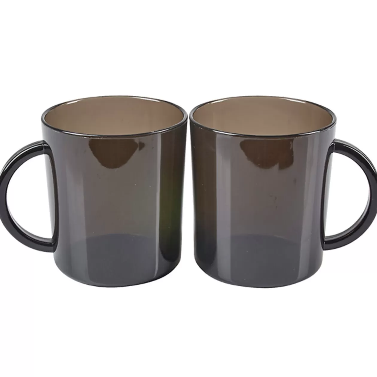 Gifi Mug plastique noir x2< Vaisselle Et Accessoires De Table