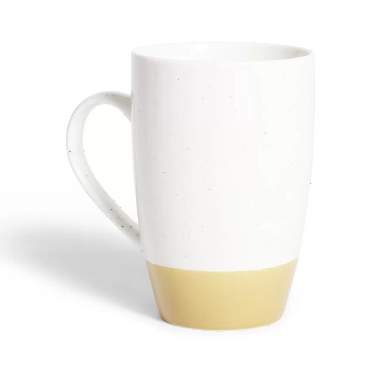 Gifi Mug porcelaine blanc et beige 500ml< Vaisselle Et Accessoires De Table