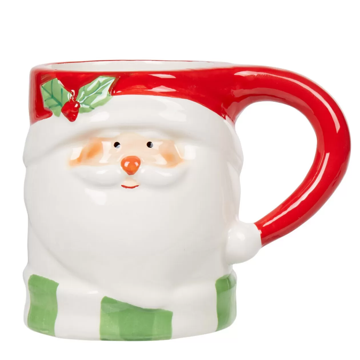 Gifi Mug père Noël rouge et blanc< Vaisselle Et Accessoires De Table