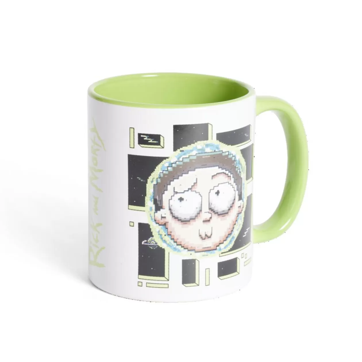 Mug Rick et Morty blanc et vert clair 315ml>Gifi Shop