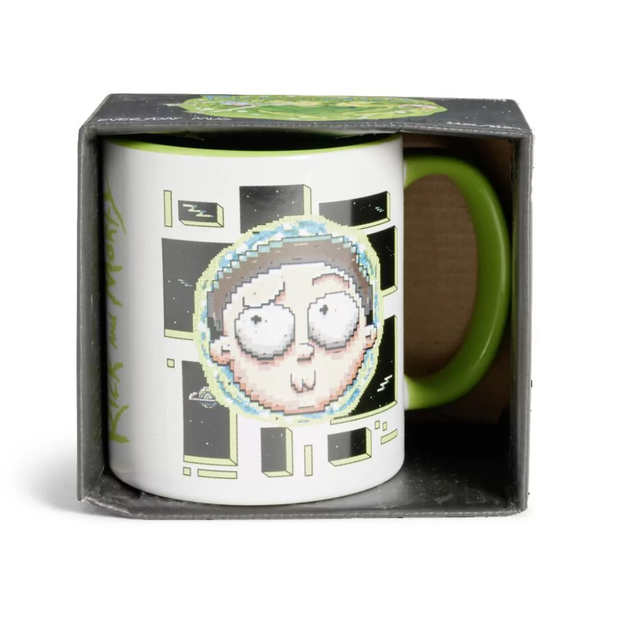 Mug Rick et Morty blanc et vert clair 315ml>Gifi Shop