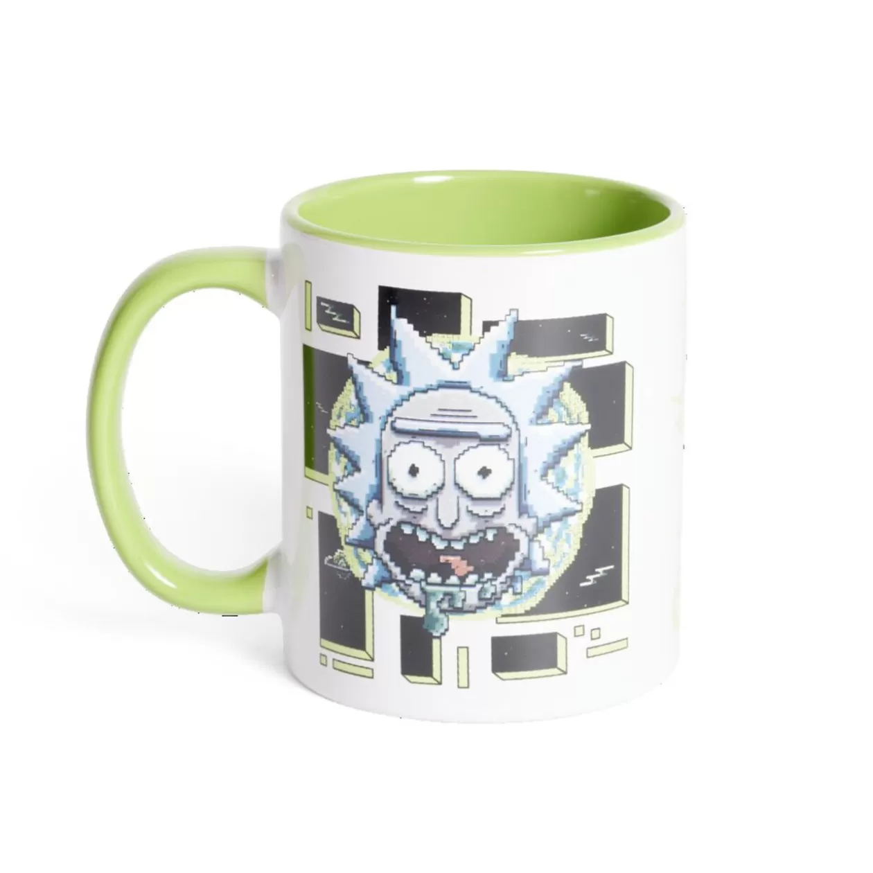 Mug Rick et Morty blanc et vert clair 315ml>Gifi Shop