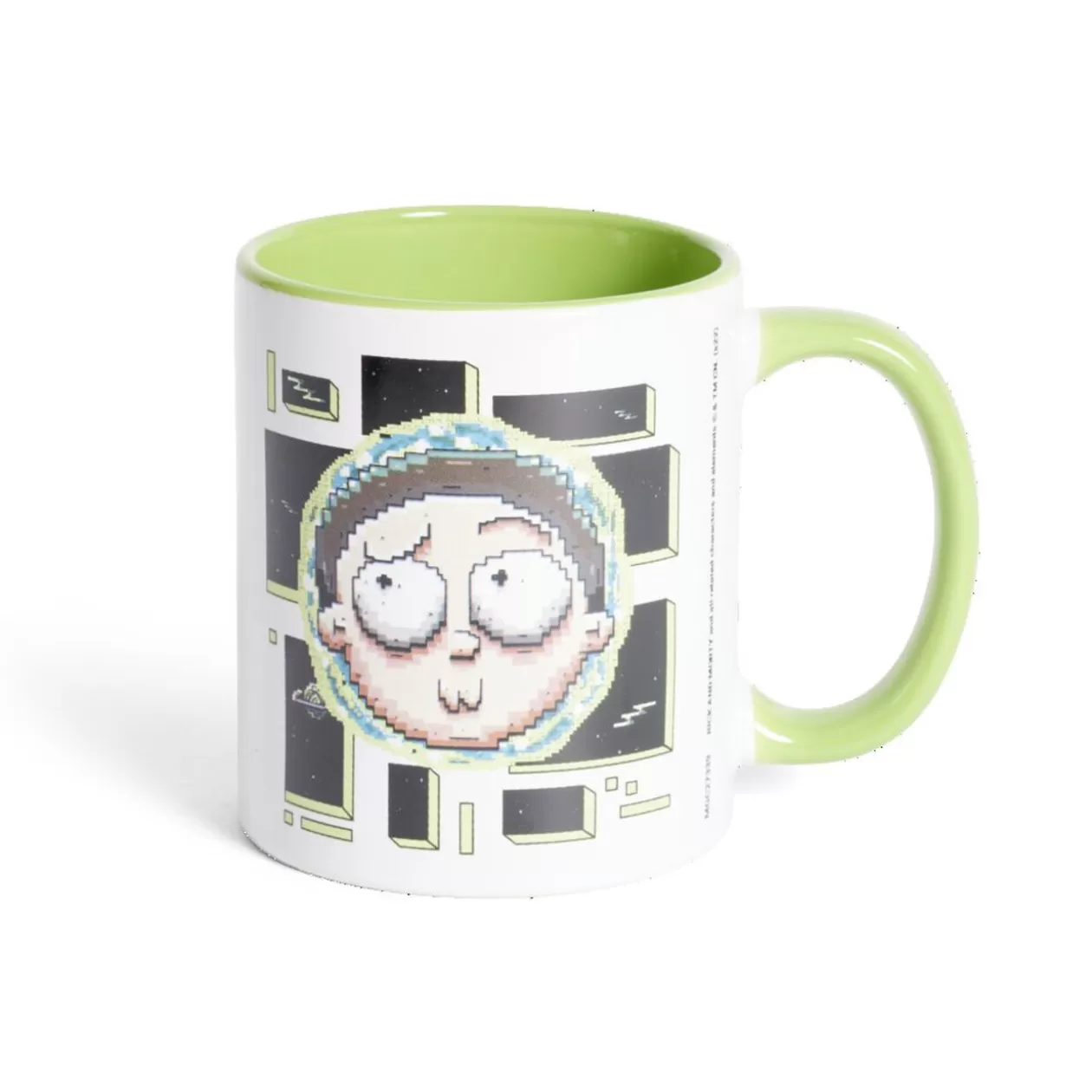 Mug Rick et Morty blanc et vert clair 315ml>Gifi Shop