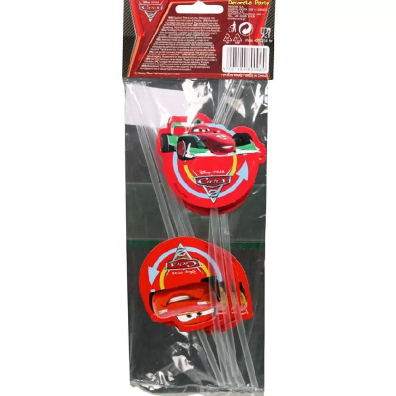 Gifi Paille Cars X6< Vaisselle Et Accessoires De Table