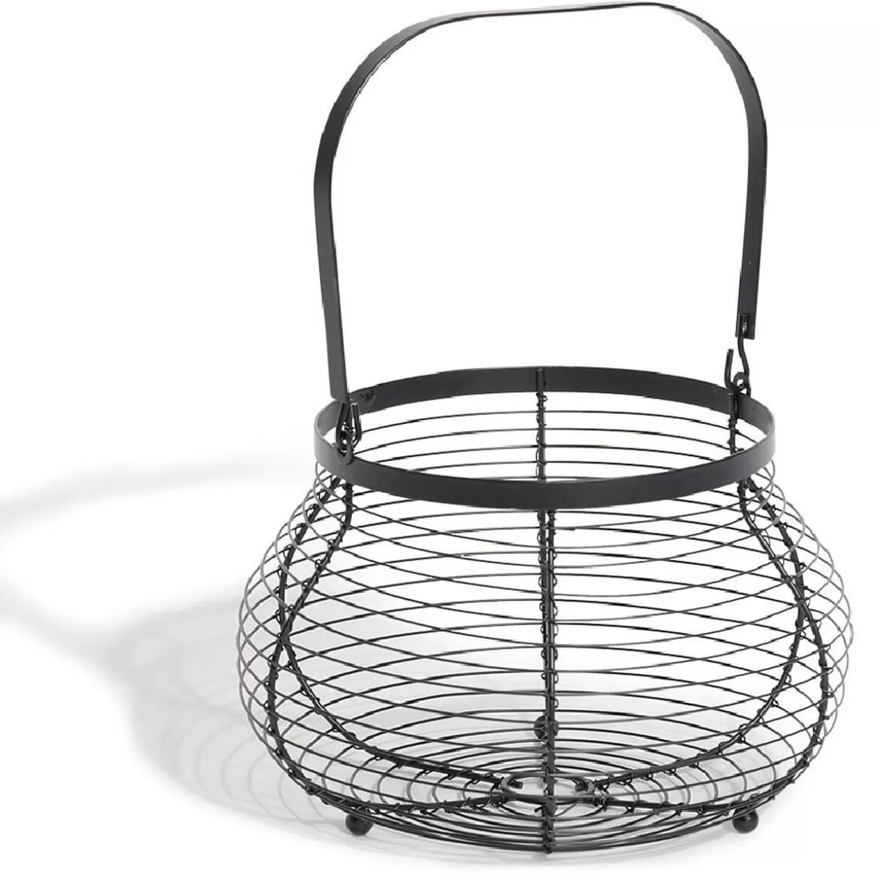 Gifi Panier à oeufs avec poignée métal noir< Rangement De Cuisine