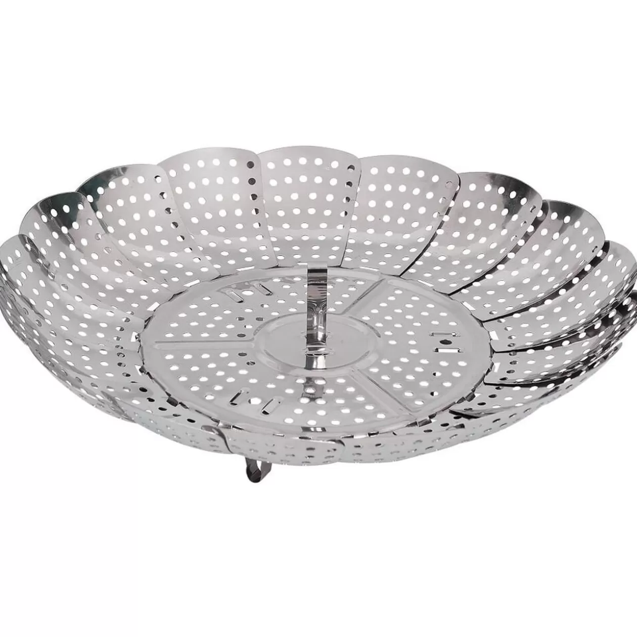Gifi Panier vapeur réglable métal gris Ø28,5xH9,5cm< Cuisson