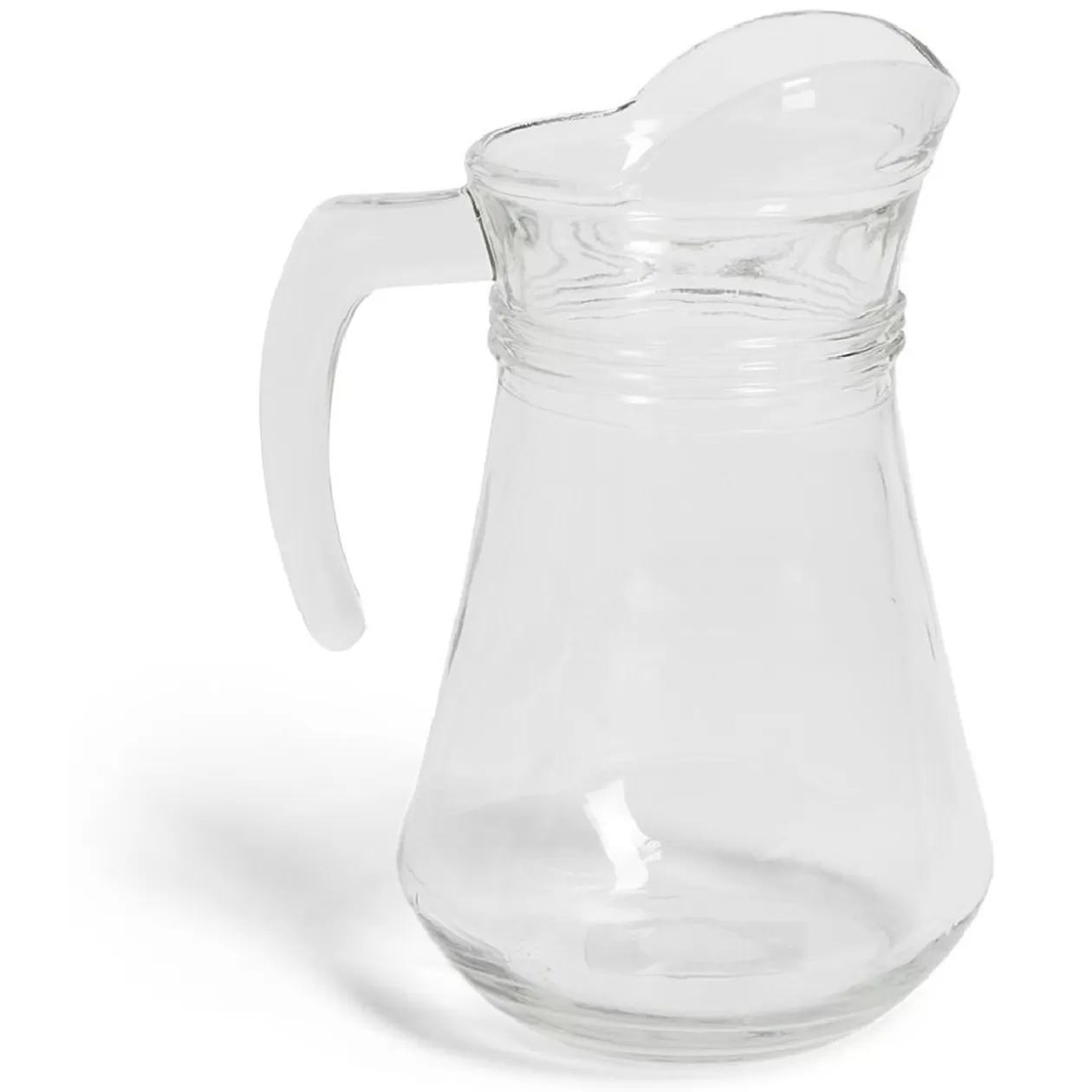Pichet avec anse et bec verseur 1L verre transparent>Gifi Shop