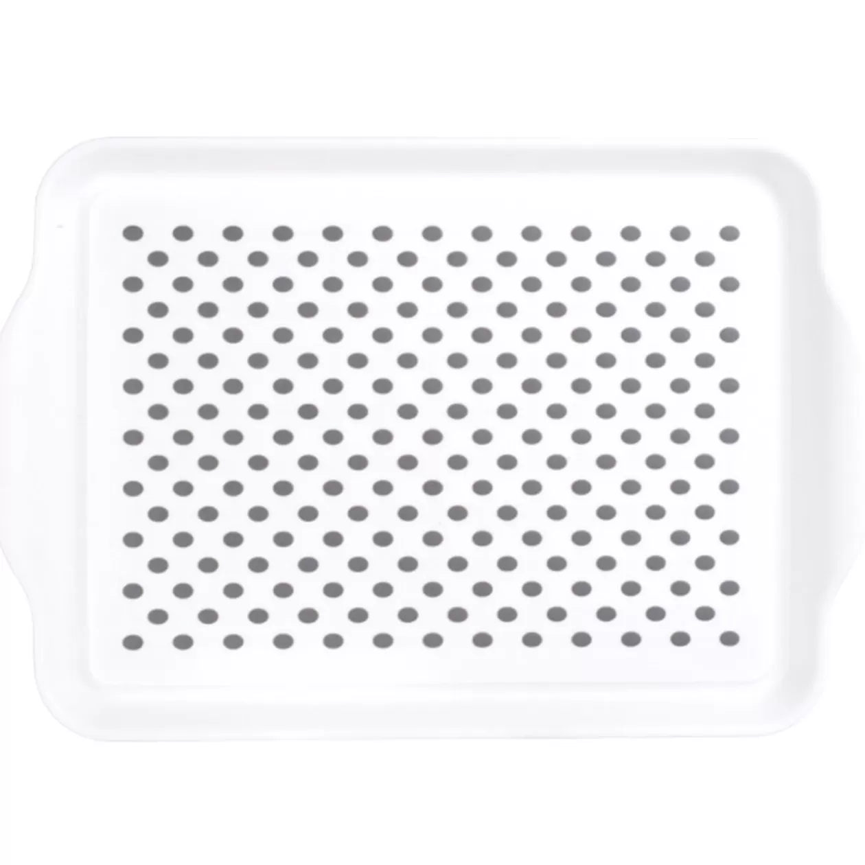 Gifi Plateau antidérapant blanc et gris< Vaisselle Et Accessoires De Table