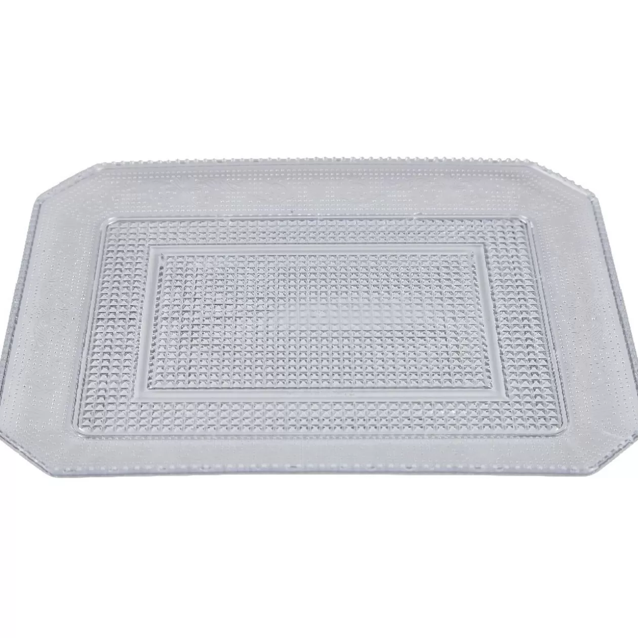 Plateau blanc rectangulaire luxe>Gifi Clearance