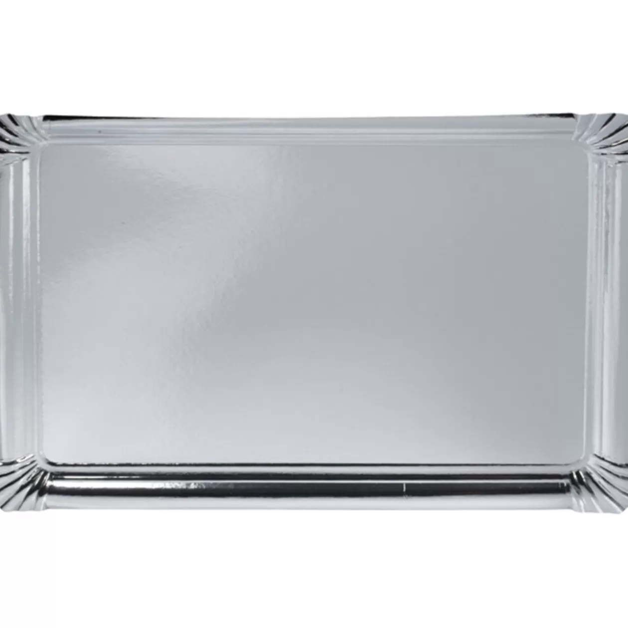 Gifi Plateau carton argenté x3< Vaisselle Et Accessoires De Table