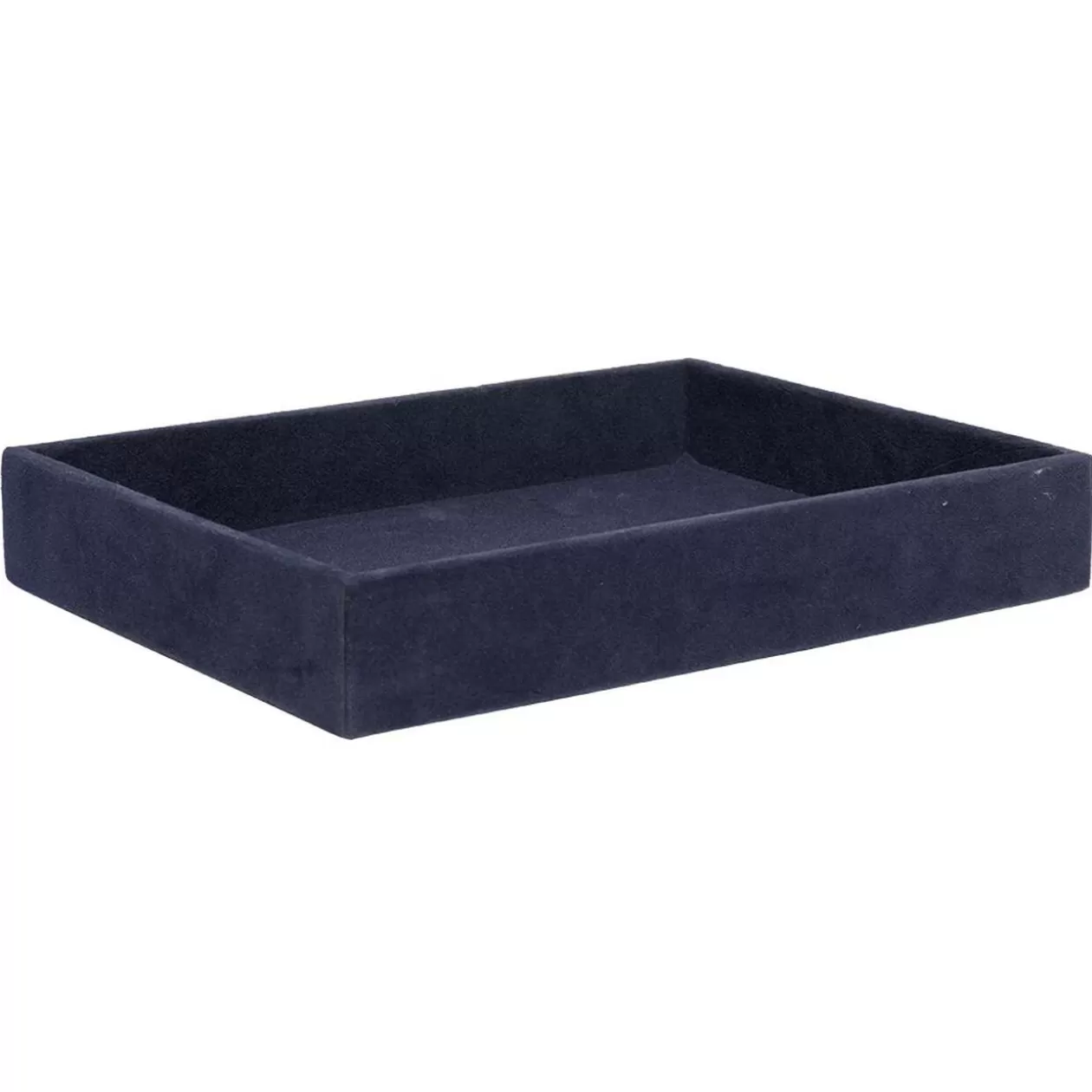 Plateau décoratif en velours bleu>Gifi Cheap