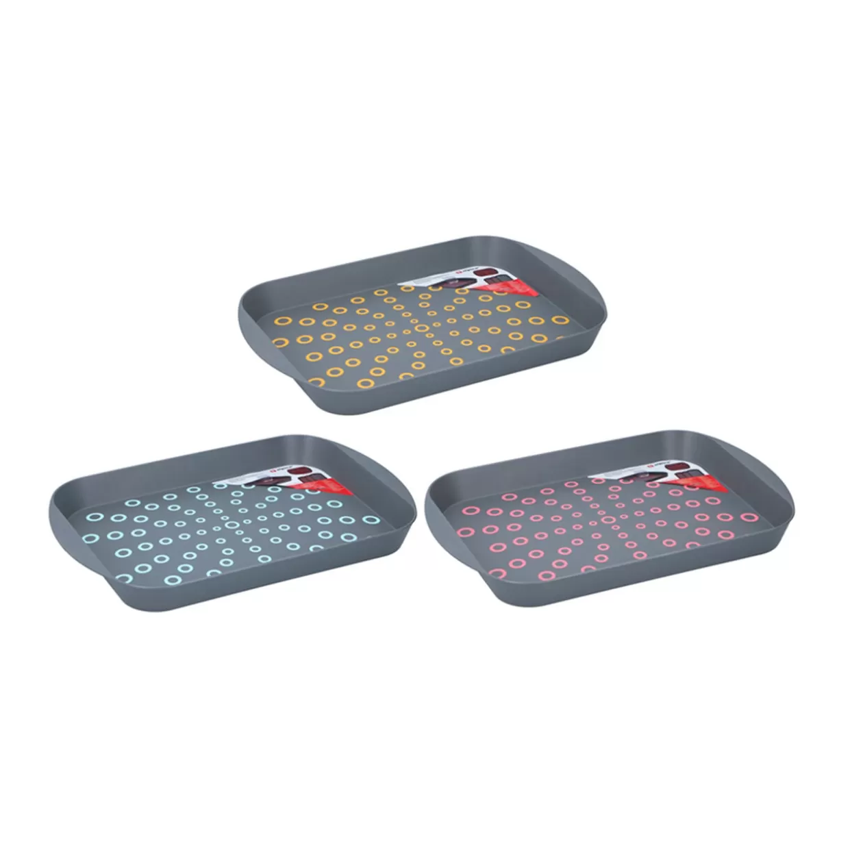 Gifi Plateau de service antidérapant gris< Vaisselle Et Accessoires De Table