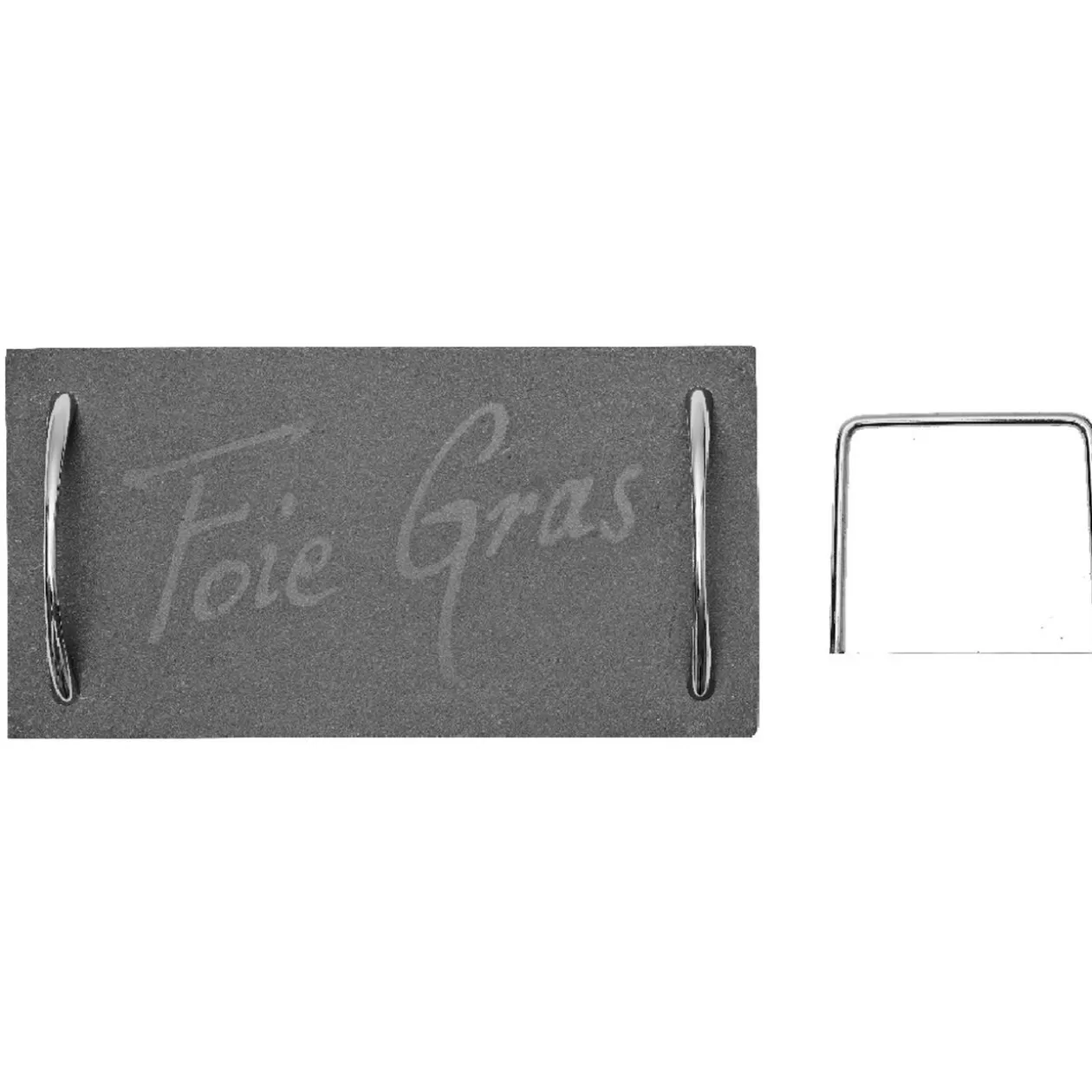 Gifi Plateau de service en ardoise avec 2 anses et lyre< Vaisselle Et Accessoires De Table