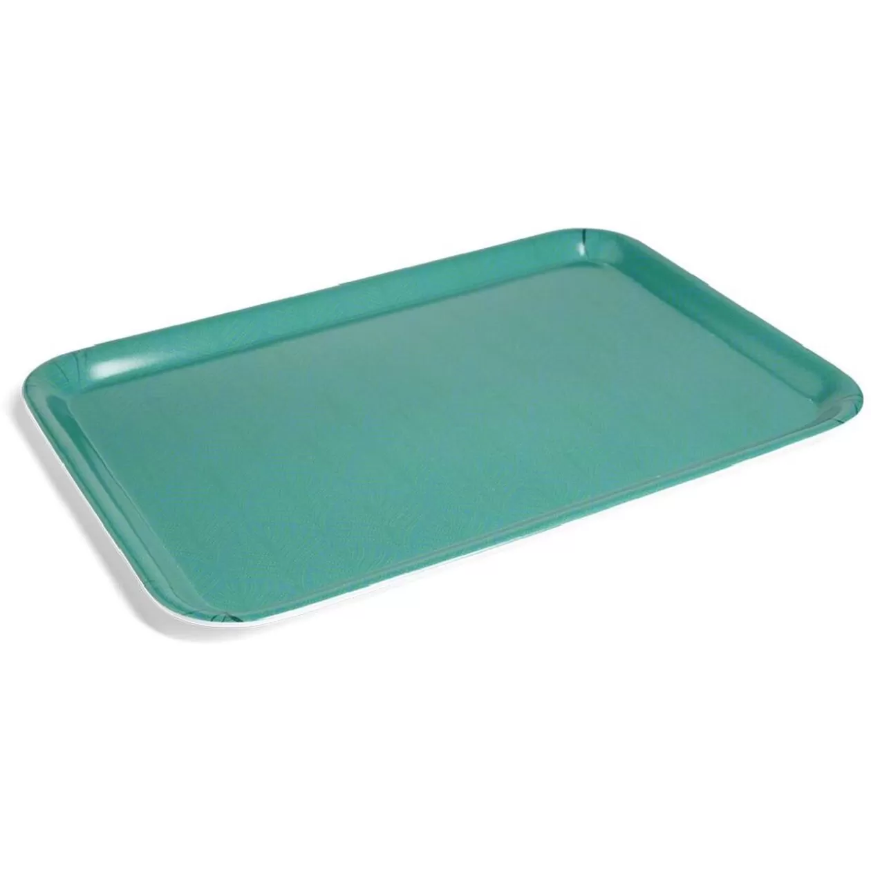 Gifi Plateau mélaminé vert uni 45,2x31,4xH2cm< Vaisselle Et Accessoires De Table