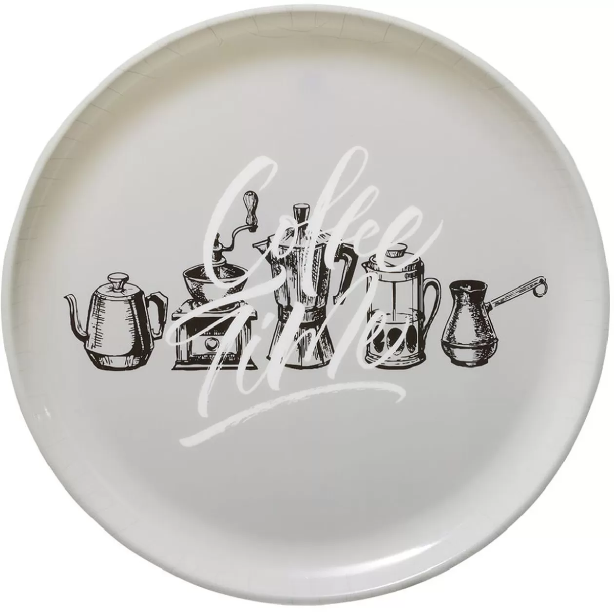 Gifi Plateau rond style vintage Ø34,5 cm< Vaisselle Et Accessoires De Table