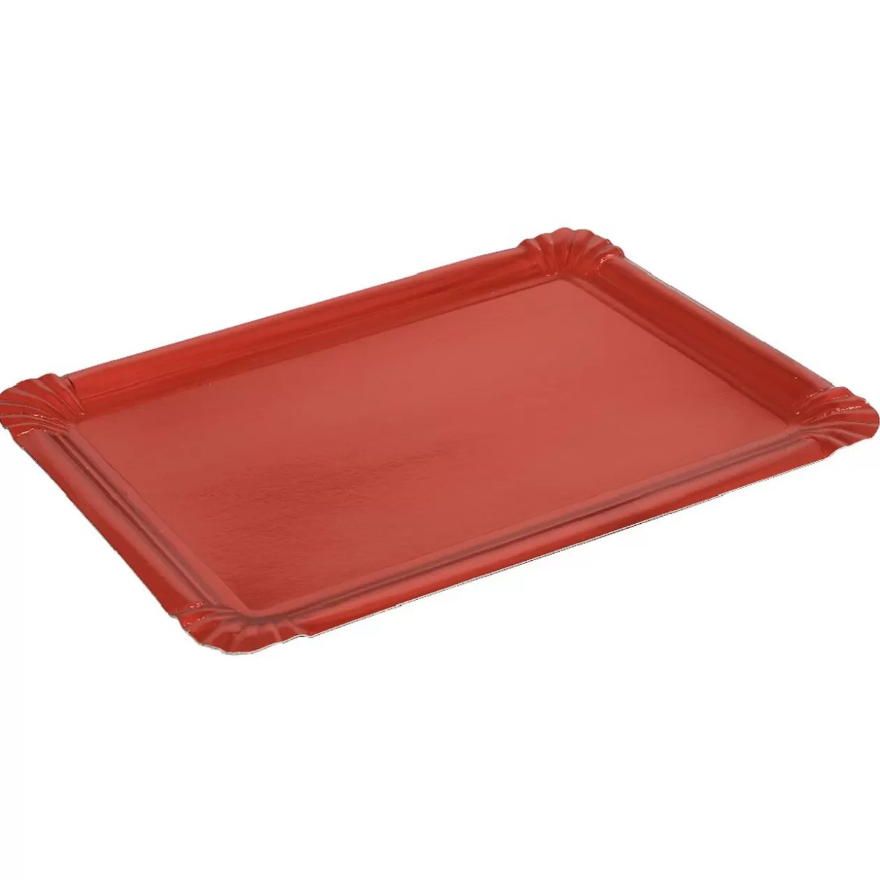 Plateau rouge brillant carton x5>Gifi Sale